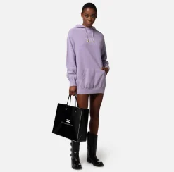 Elisabetta Franchi Abito Felpa In Cotone Stone Wash^ Abiti
