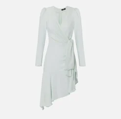 Elisabetta Franchi Abito Midi In Georgette Di Viscosa^ Abiti