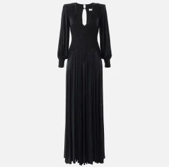 Elisabetta Franchi Abito Red Carpet In Jersey Con Inserti In Pizzo^ Red Carpet