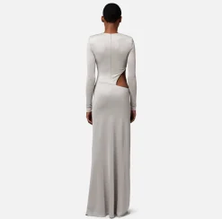 Elisabetta Franchi Abito Red Carpet In Jersey Con Moschettone^ Abiti