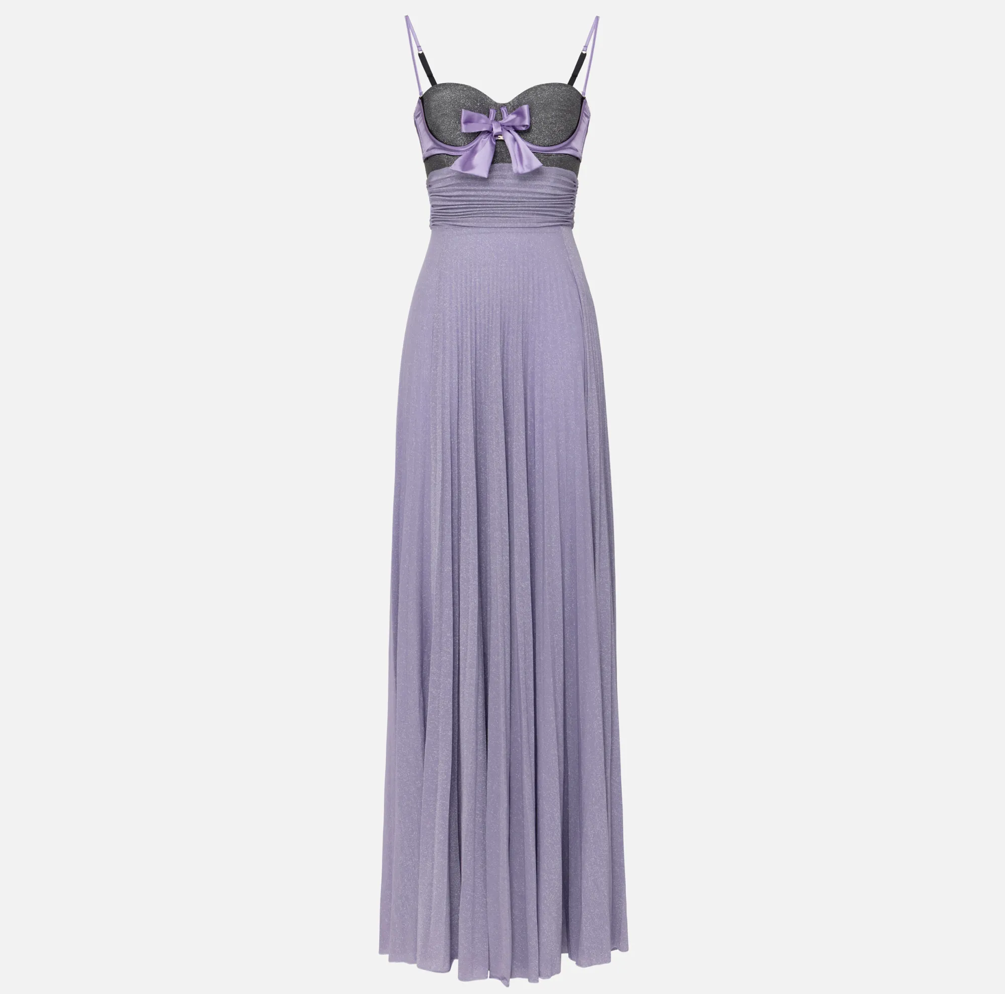 Elisabetta Franchi Abito Red Carpet In Jersey Lurex Con Reggiseno^ Abiti