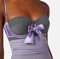 Elisabetta Franchi Abito Red Carpet In Jersey Lurex Con Reggiseno^ Abiti