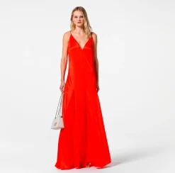 Elisabetta Franchi Abito Red Carpet In Seta^ Abiti
