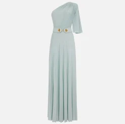 Elisabetta Franchi Abito Red Carpet Monospalla In Jersey Lurex^ Abiti