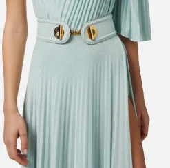 Elisabetta Franchi Abito Red Carpet Monospalla In Jersey Lurex^ Abiti