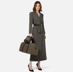 Elisabetta Franchi Bauletto Cilindro Monogram Travel^ Valigeria