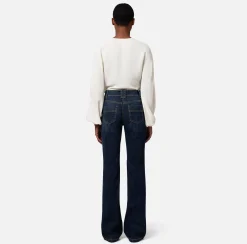 Elisabetta Franchi Blusa Cropped In Georgette Di Viscosa Con Nodo^ Camicie E Bluse