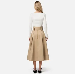 Elisabetta Franchi Body A Maniche Lunghe In Maglia A Coste^ Top, T-Shirt & Body