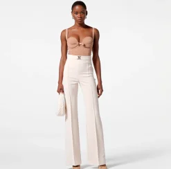 Elisabetta Franchi Body In Crepe Con Fiocchi In Raso^ Top, T-Shirt & Body