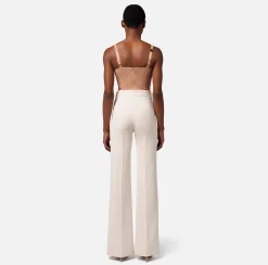 Elisabetta Franchi Body In Crepe Con Fiocchi In Raso^ Top, T-Shirt & Body