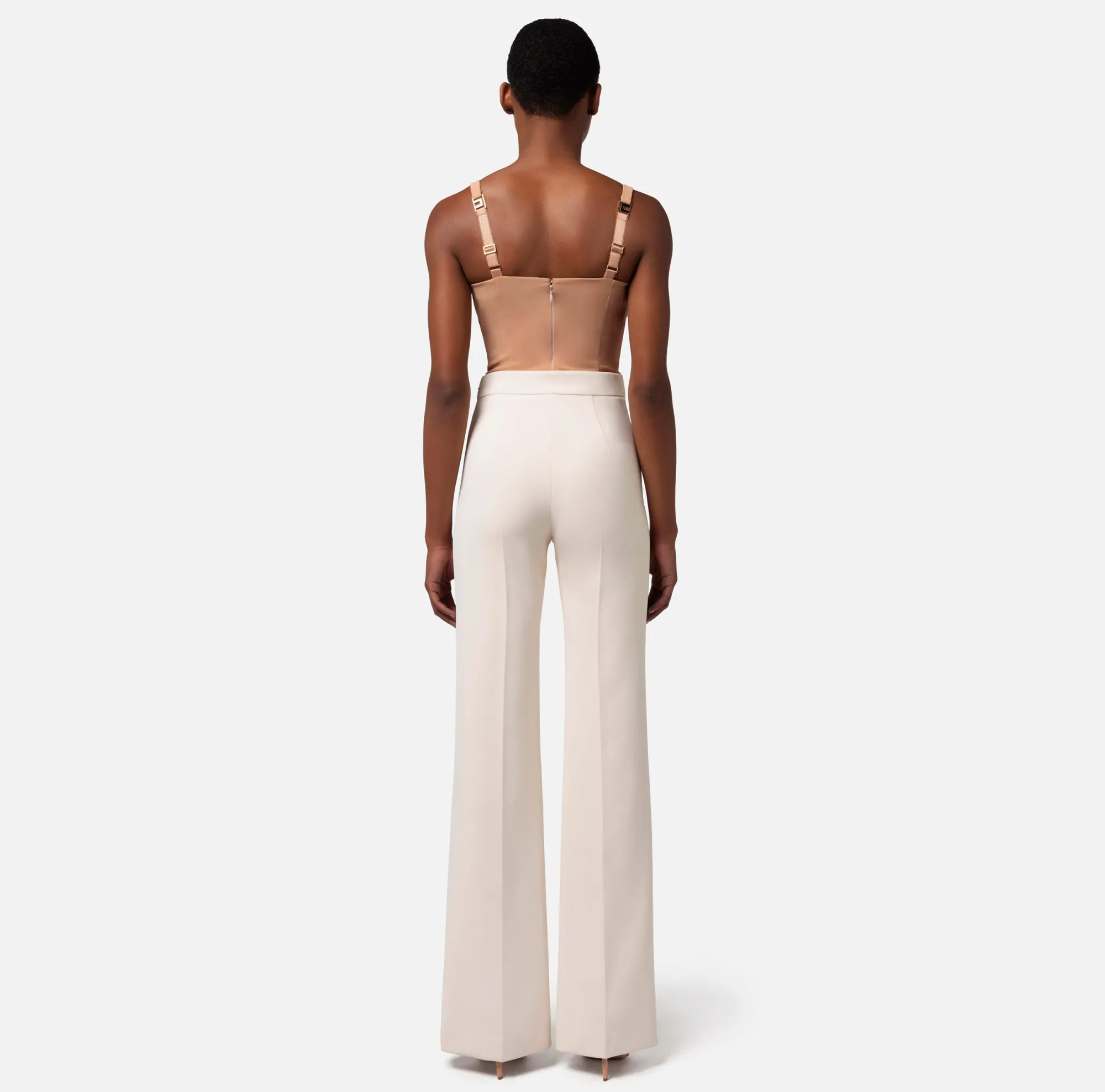 Elisabetta Franchi Body In Crepe Con Fiocchi In Raso^ Top, T-Shirt & Body