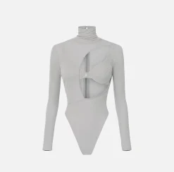Elisabetta Franchi Body In Jersey Con Cut Out E Reggiseno^ Top, T-Shirt & Body