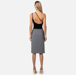 Elisabetta Franchi Body In Jersey Con Scollo Asimmetrico^ Top, T-Shirt & Body