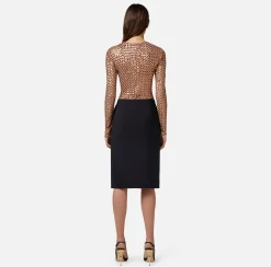 Elisabetta Franchi Body In Paillettes Chevron^ Top, T-Shirt & Body