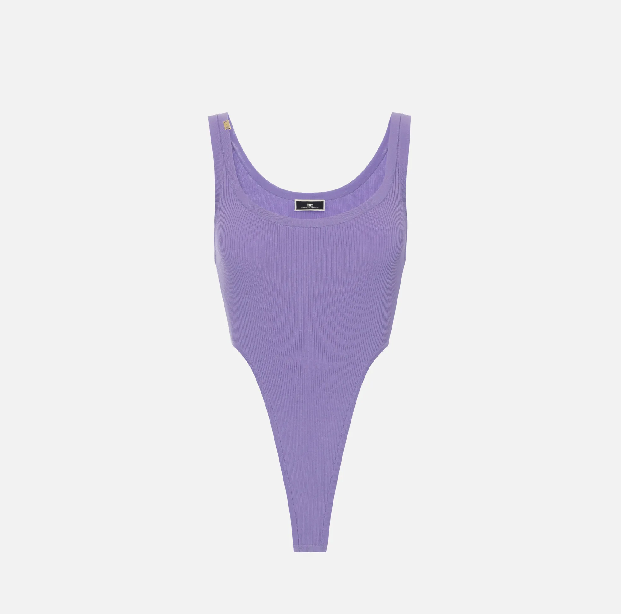 Elisabetta Franchi Body Sgambato In Rayon A Costine^ Top, T-Shirt & Body