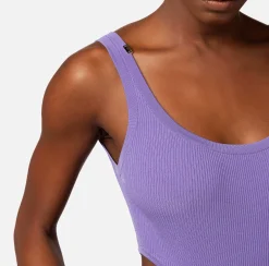Elisabetta Franchi Body Sgambato In Rayon A Costine^ Top, T-Shirt & Body
