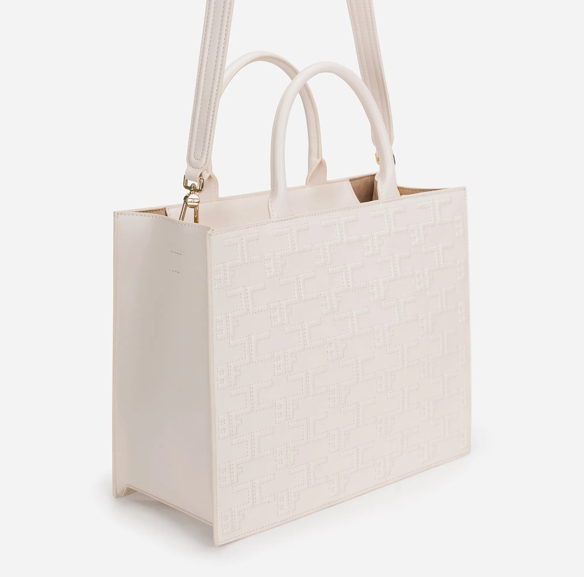 Elisabetta Franchi Bold Monogram Large Shopper^ Borse A Mano