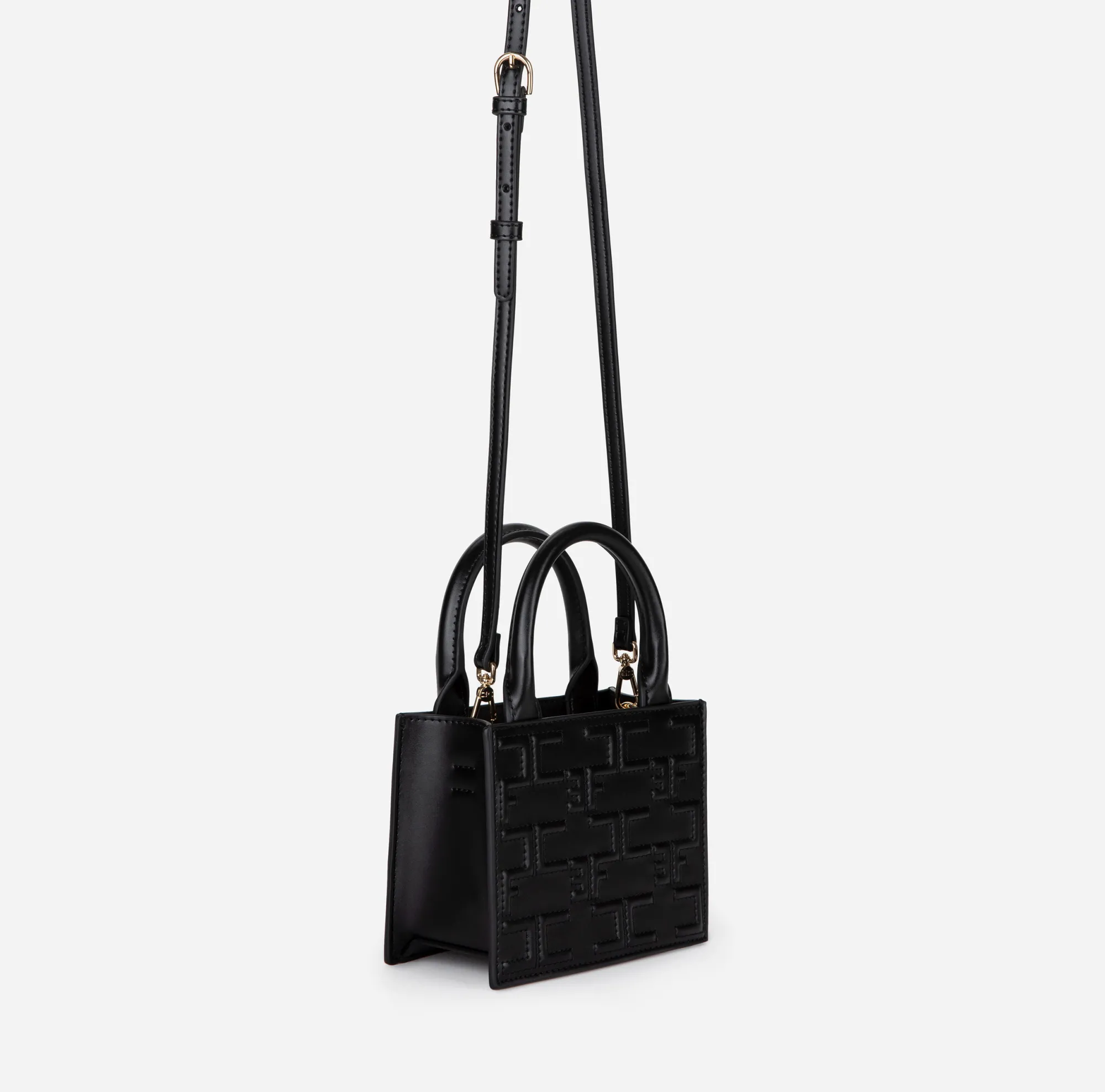 Elisabetta Franchi Bold Monogram Mini Shopper^ Borse A Mano