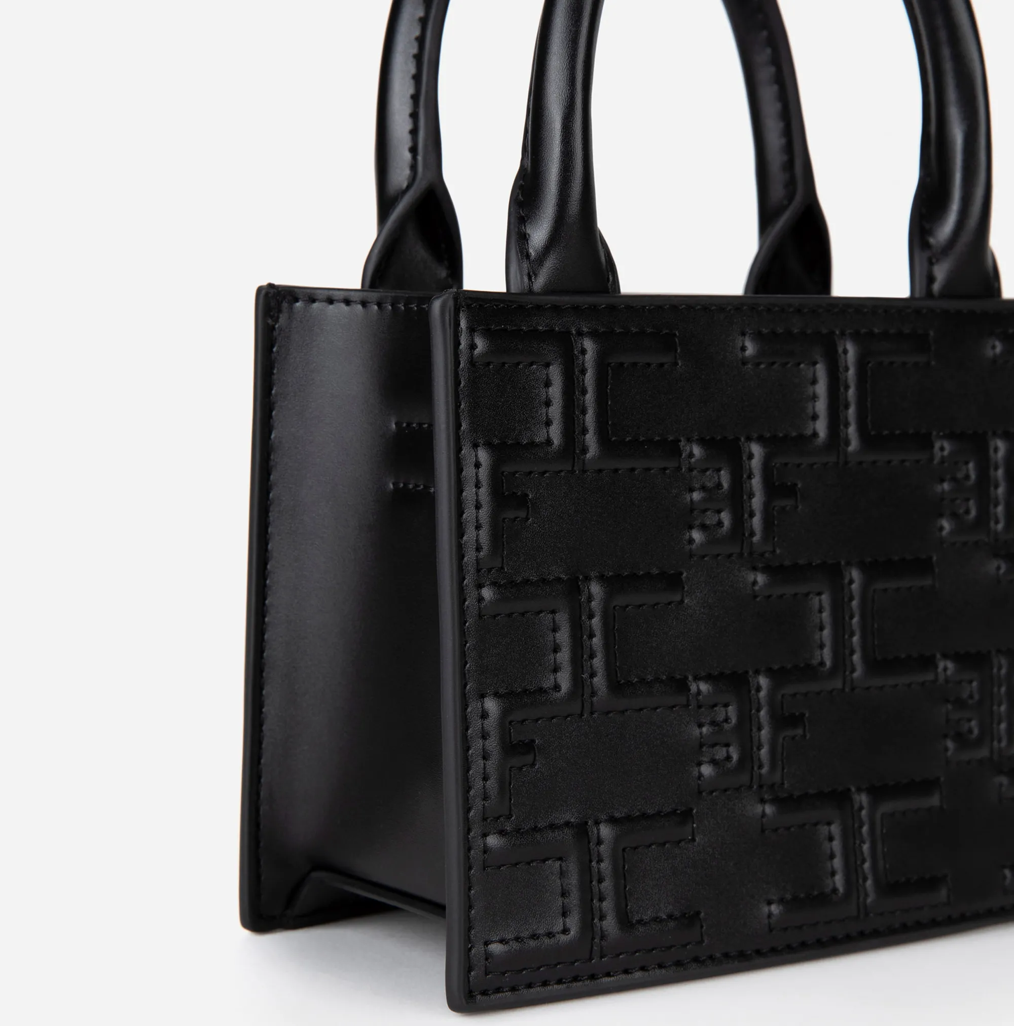 Elisabetta Franchi Bold Monogram Mini Shopper^ Borse A Mano