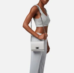 Elisabetta Franchi Borsa A Tracolla Con Logo Girello^ Borse A Tracolla