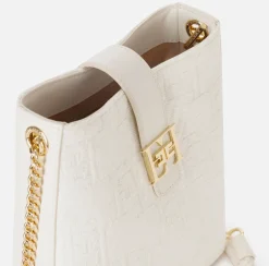 Elisabetta Franchi Borsa A Tracolla In Rafia Jacquard^ Borse A Tracolla