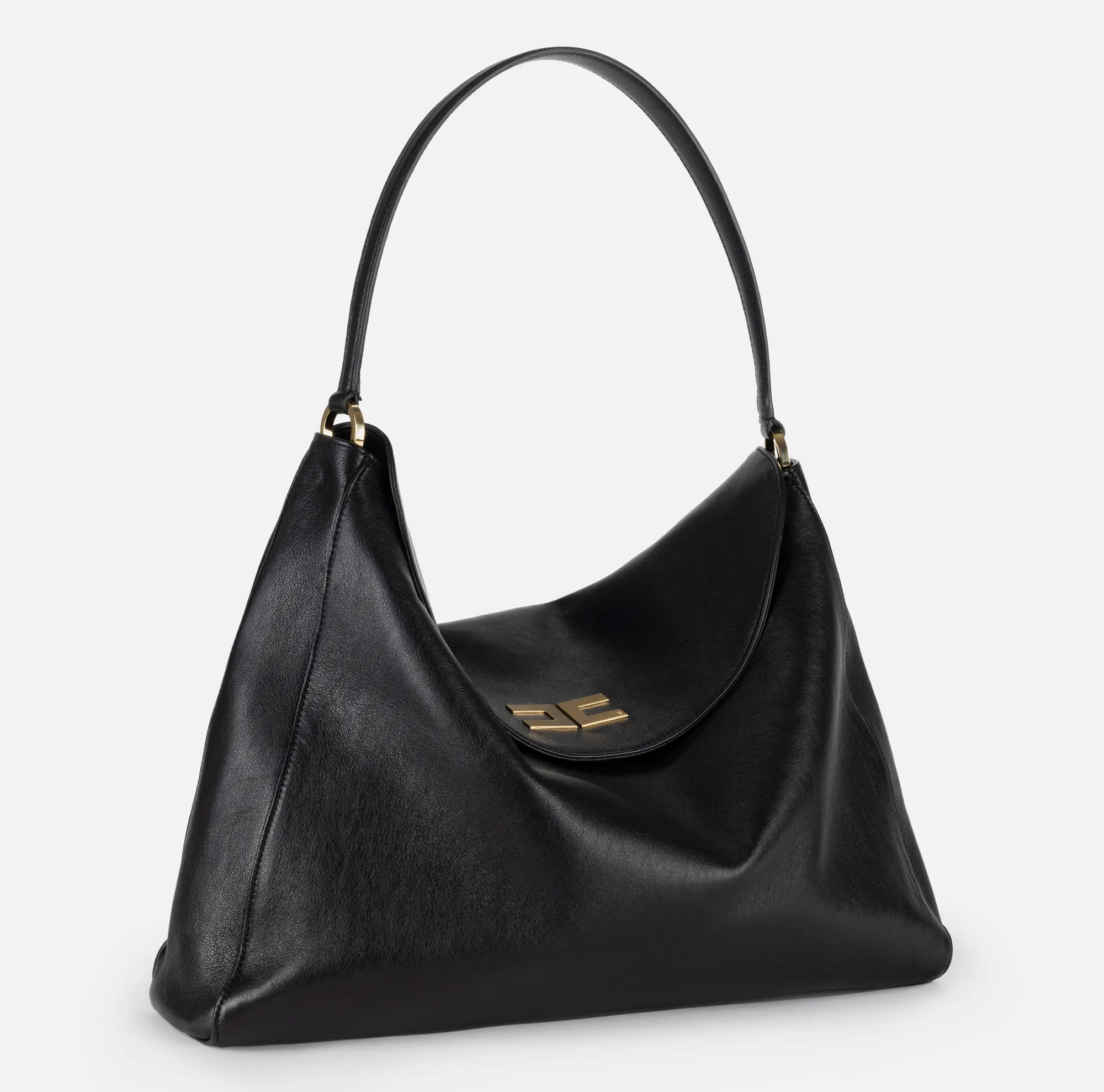 Elisabetta Franchi Borsa Hobo Avenue Bag Grande^ Borse A Mano