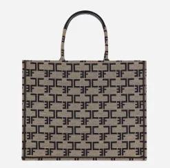 Elisabetta Franchi Borsa Monogram Grande^ Borse A Mano