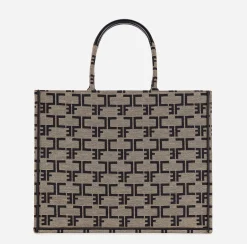 Elisabetta Franchi Borsa Monogram Grande^ Borse A Mano