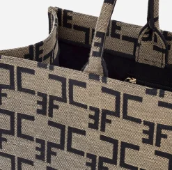 Elisabetta Franchi Borsa Monogram Grande^ Borse A Mano