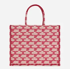 Elisabetta Franchi Borsa Monogram Grande^ Borse A Mano