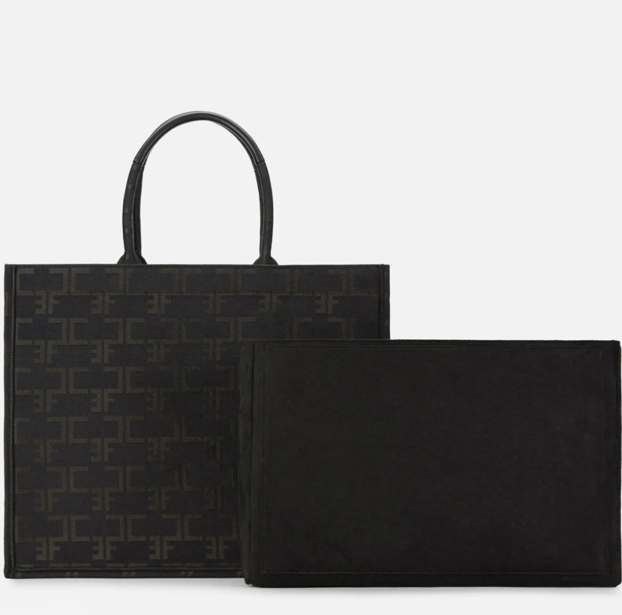 Elisabetta Franchi Borsa Monogram Grande Con Organizer^ Borse A Mano