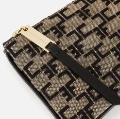 Elisabetta Franchi Bustina Monogram^ Clutch