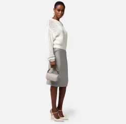 Elisabetta Franchi Camera Bag Con Morsetto In Metallo^ Borse A Tracolla