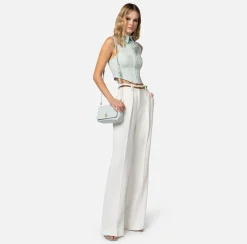 Elisabetta Franchi Camicia A Bustier In Popeline Di Cotone^ Camicie E Bluse