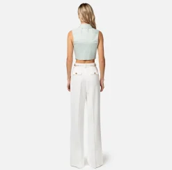 Elisabetta Franchi Camicia A Bustier In Popeline Di Cotone^ Camicie E Bluse