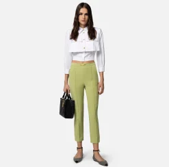 Elisabetta Franchi Camicia Doppiata In Popeline Di Cotone^ Camicie E Bluse