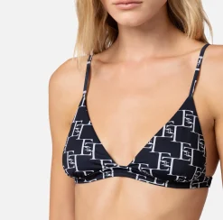 Elisabetta Franchi Costume A Due Pezzi In Lycra Stampa Logo^ Beachwear