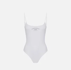Elisabetta Franchi Costume Intero Con Logo^ Beachwear