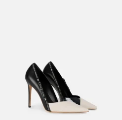 Elisabetta Franchi Decollete In Pelle Con Nastro Logato^ Decollete