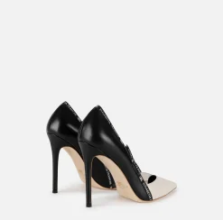 Elisabetta Franchi Decollete In Pelle Con Nastro Logato^ Decollete