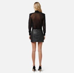 Elisabetta Franchi Dolcevita In Viscosa Con Spalline^ Maglieria E Felpe