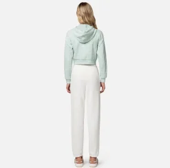 Elisabetta Franchi Felpa In Cotone Jacquard Con Cappuccio E Zip^ Maglieria E Felpe
