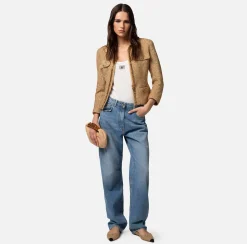 Elisabetta Franchi Giacca Cropped In Tweed Lurex Con Catena^ Giacche & Trench