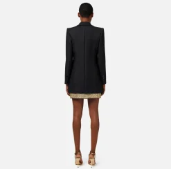 Elisabetta Franchi Giacca Doppiopetto In Crepe^ Giacche & Trench