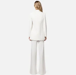 Elisabetta Franchi Giacca In Crepe Leggero Con Rever A Lancia^ Giacche & Trench