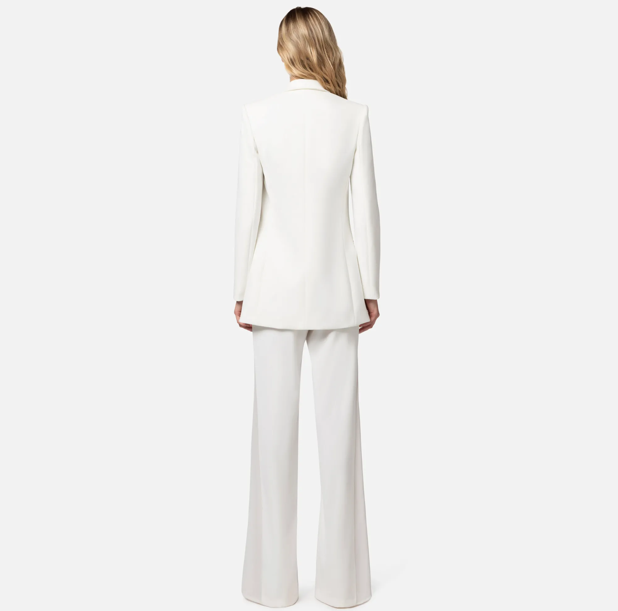 Elisabetta Franchi Giacca In Crepe Leggero Con Rever A Lancia^ Giacche & Trench