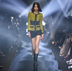 Elisabetta Franchi Giacca In Paillettes Con Corpino^ Giacche & Trench