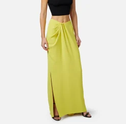 Elisabetta Franchi Gonna Lunga In Crepe Con Drappeggio^ Gonne