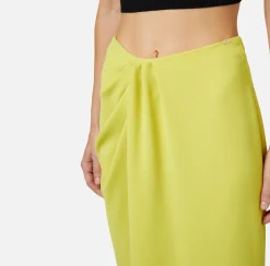 Elisabetta Franchi Gonna Lunga In Crepe Con Drappeggio^ Gonne