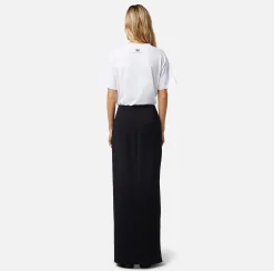Elisabetta Franchi Gonna Lunga In Crepe Leggero Con Spacco Laterale^ Gonne